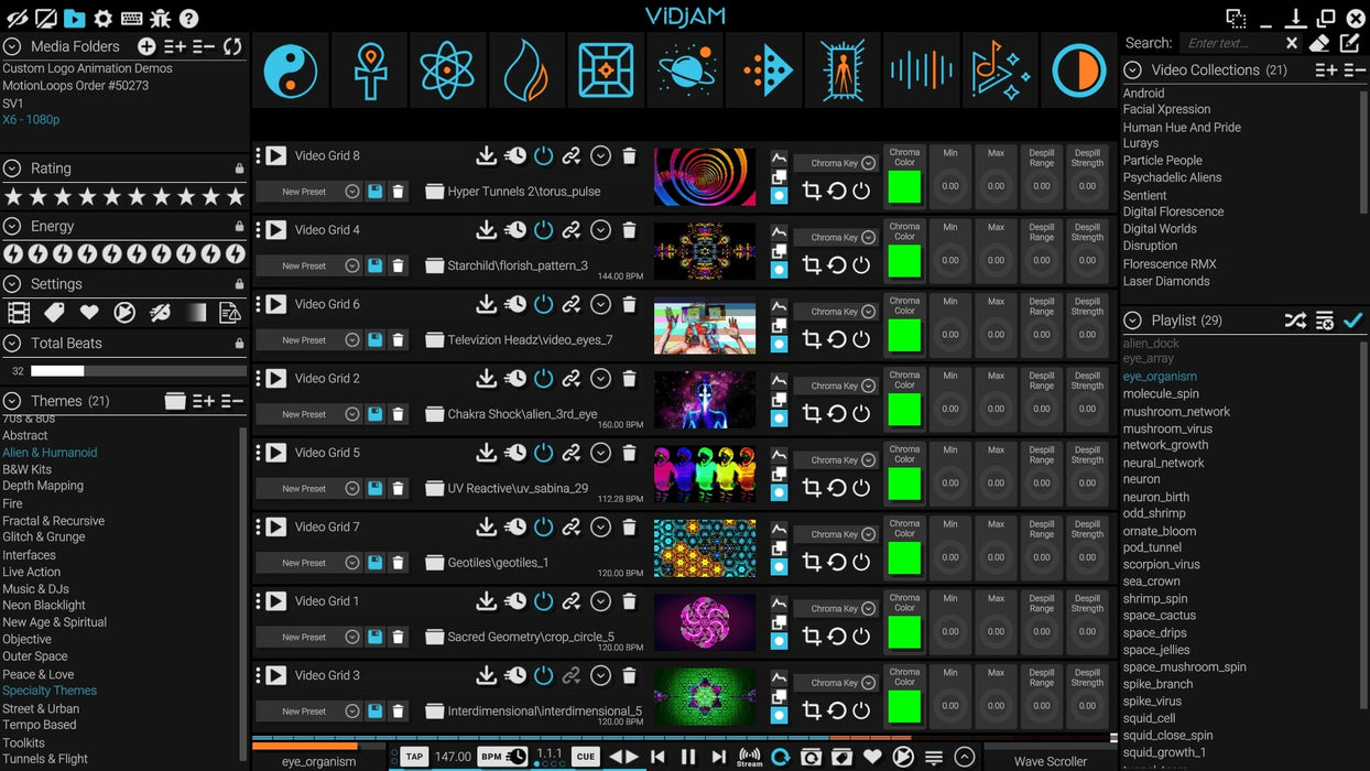 Beatflo NUCLYR + X8 Visuals Library