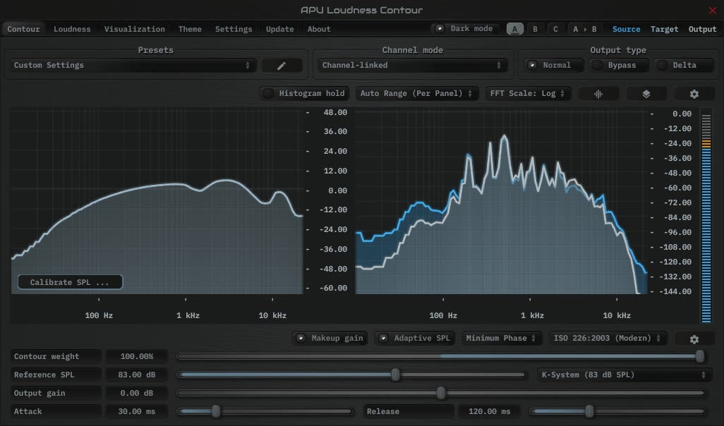 Apu Software APU Loudness Contour