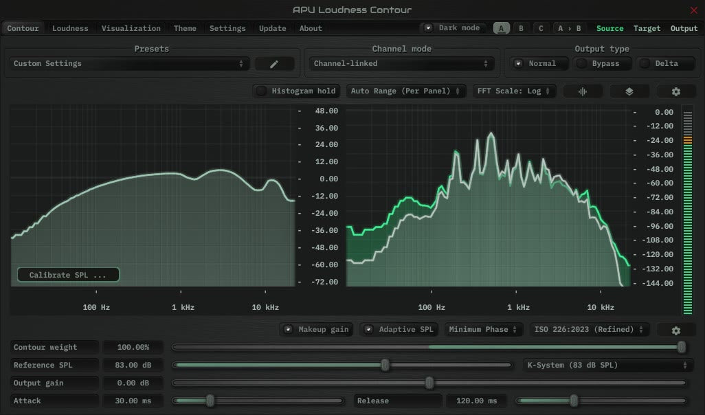 Apu Software APU Loudness Contour