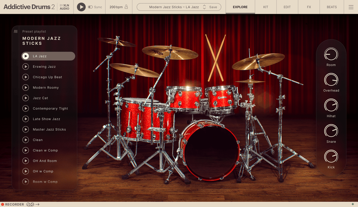 XLN Audio Addictive Drums 2: Modern Jazz Sticks ADpak