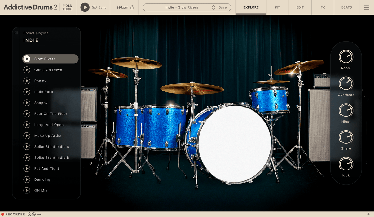 XLN Audio Addictive Drums 2: Indie ADpak