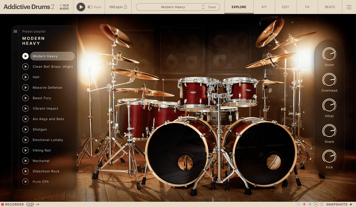 XLN Audio Addictive Drums 2: Progressive & Heavy Collection