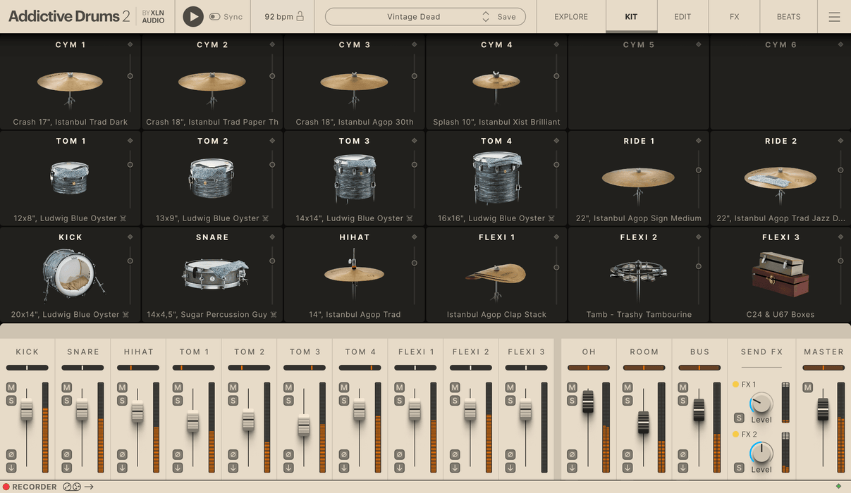 XLN Audio Addictive Drums 2: Vintage Dead