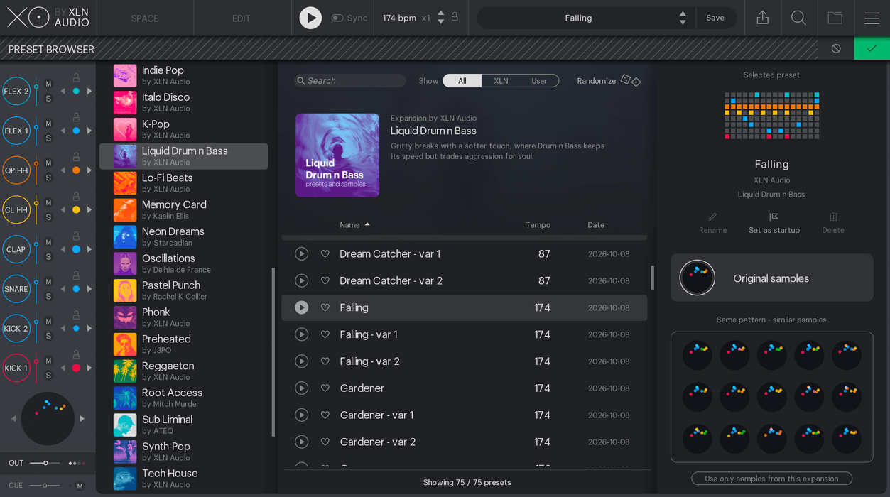 XLN Audio XO Expansion: Liquid Drum n Bass