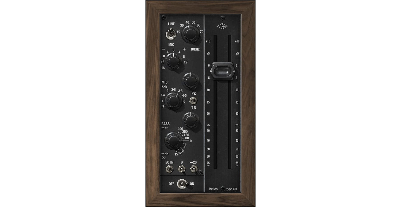 Universal Audio UAD Helios Type 69 Preamp and EQ Collect