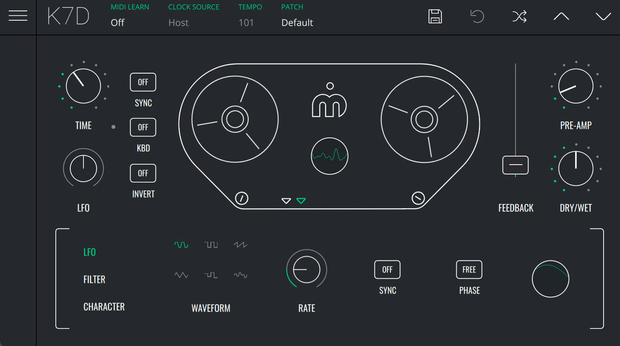 Imaginando K7D - Tape Delay