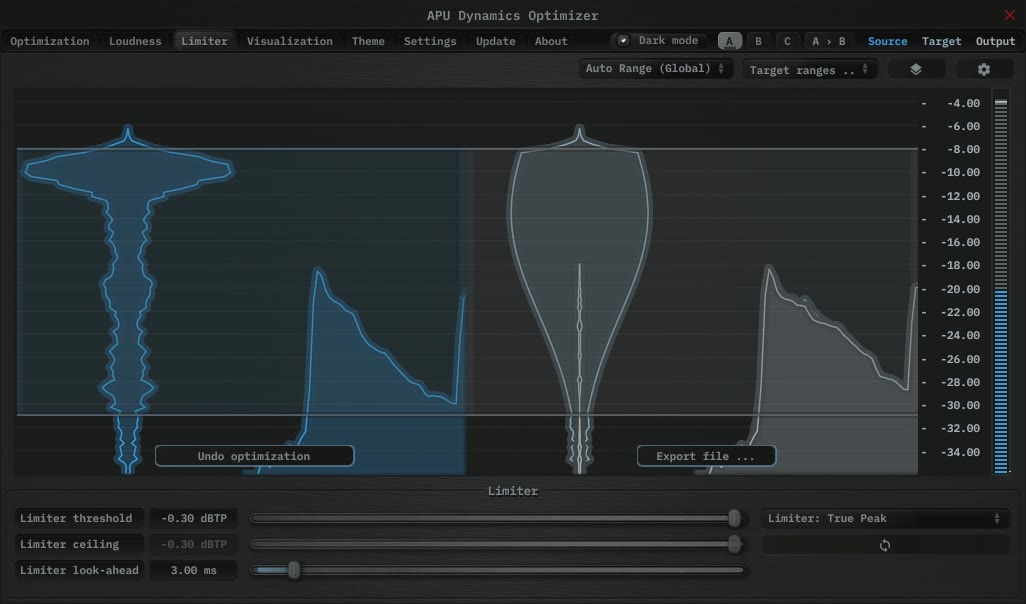 Apu Software APU Dynamics Optimizer