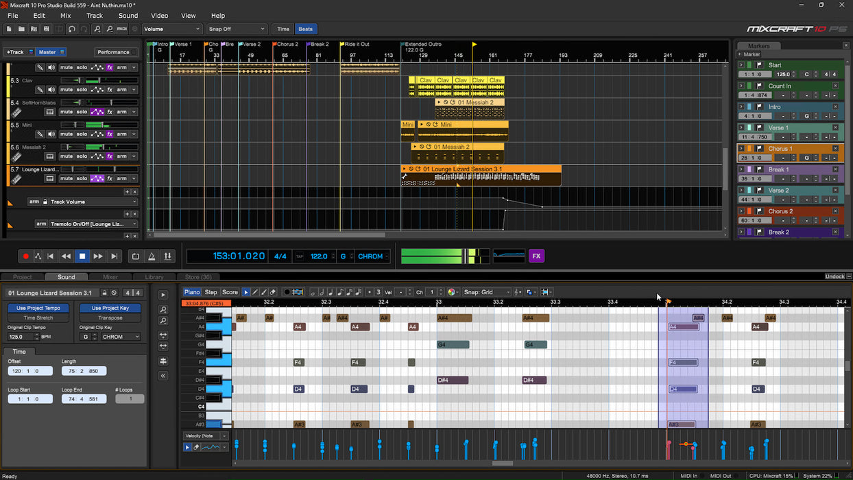 Acustica Mixcraft 10.6 Pro Studio