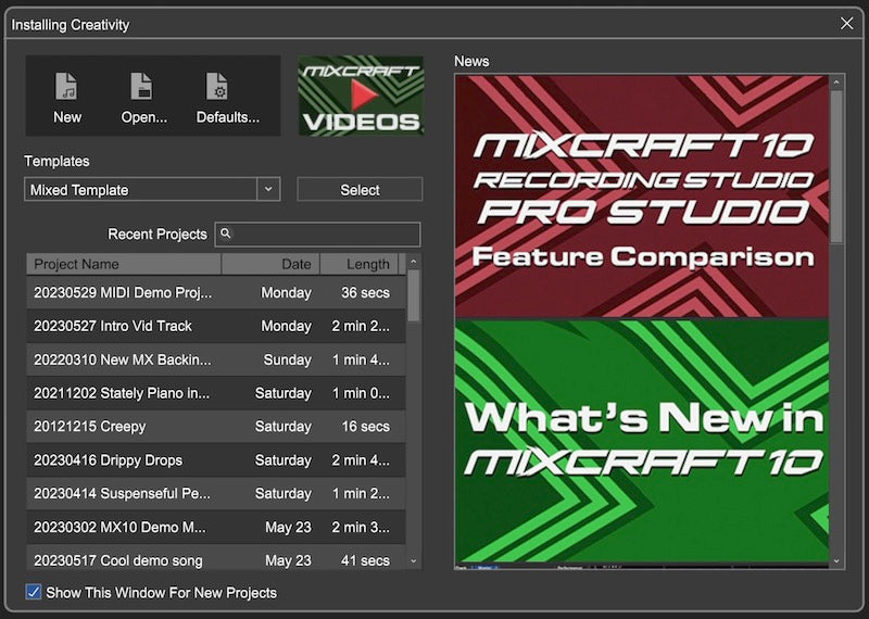 Acustica Mixcraft 10.6 Recording Studio