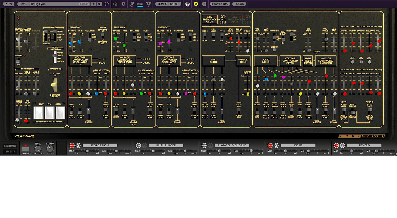 Cherry Audio CA  ODC 2800 Synthesizer