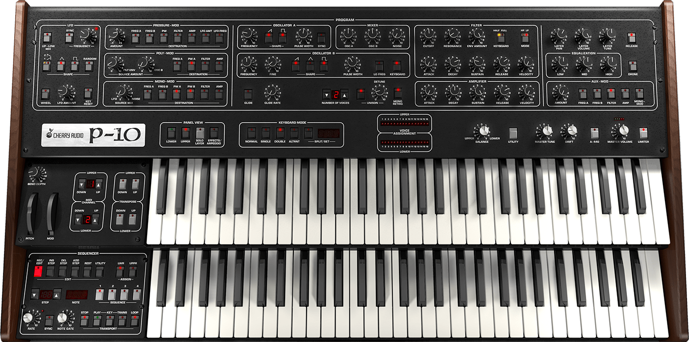 Cherry Audio CA P-10 Synthesizer