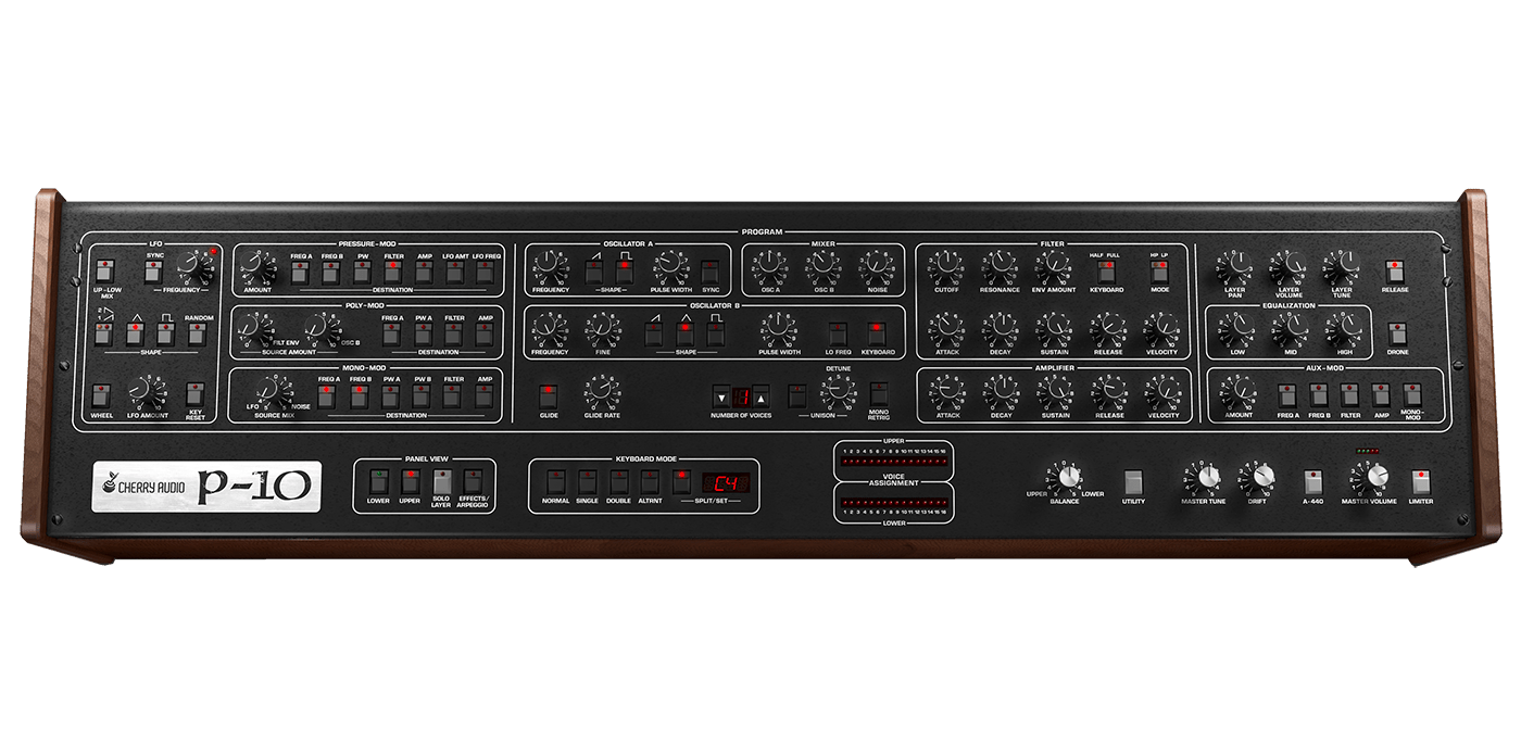 Cherry Audio CA P-10 Synthesizer