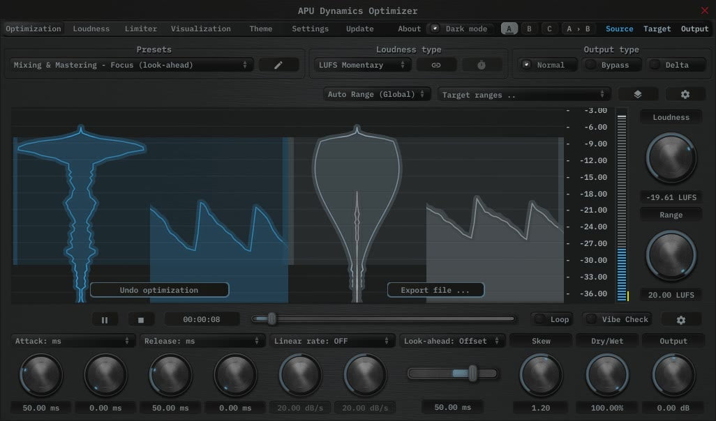 Apu Software APU Dynamics Optimizer