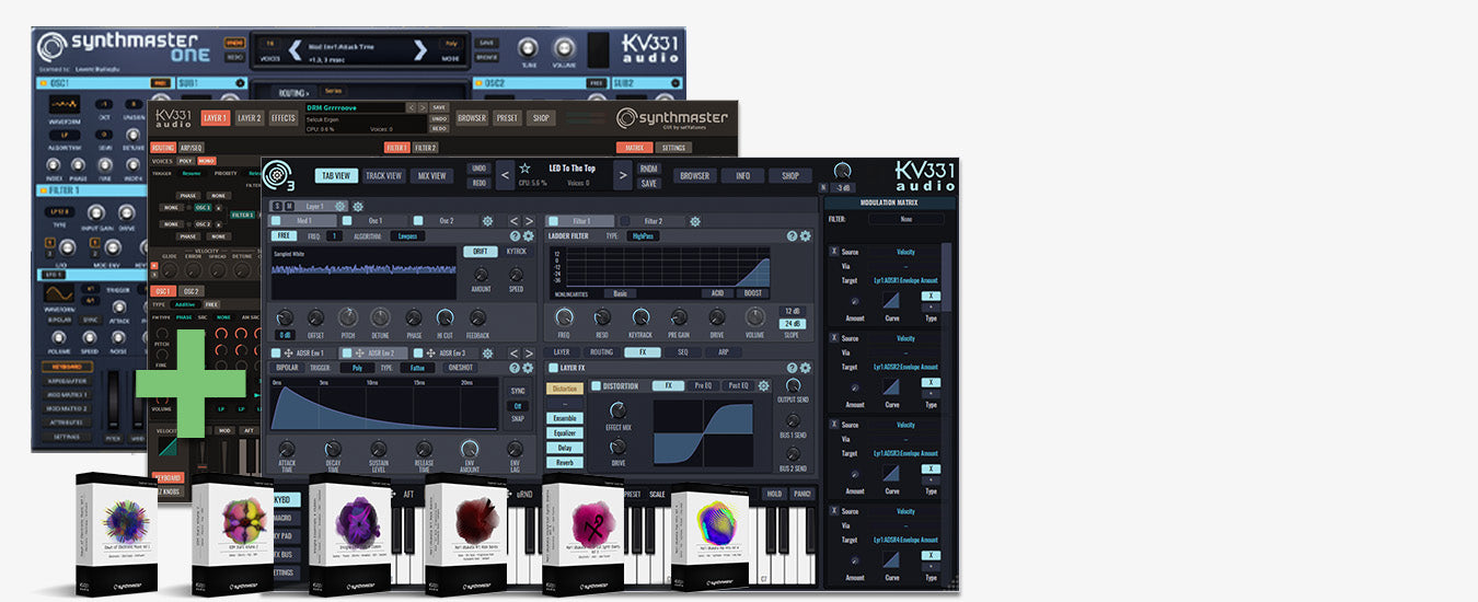 KV331 SynthMaster Producer Bdl < SM 2 UPG