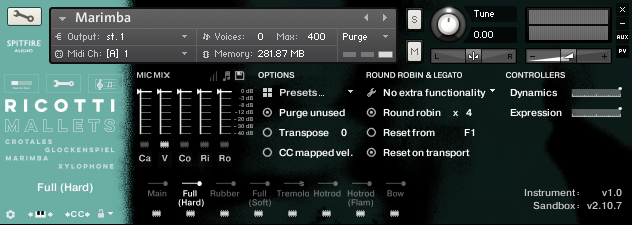 Spitfire Audio Ricotti Mallets