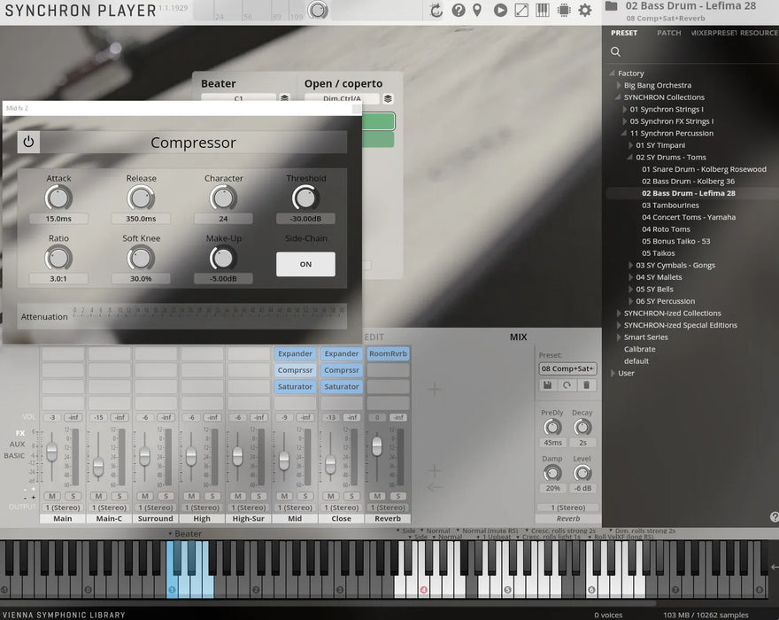 Vienna Symphonic Library Synchron Percussion II (Standard Library)