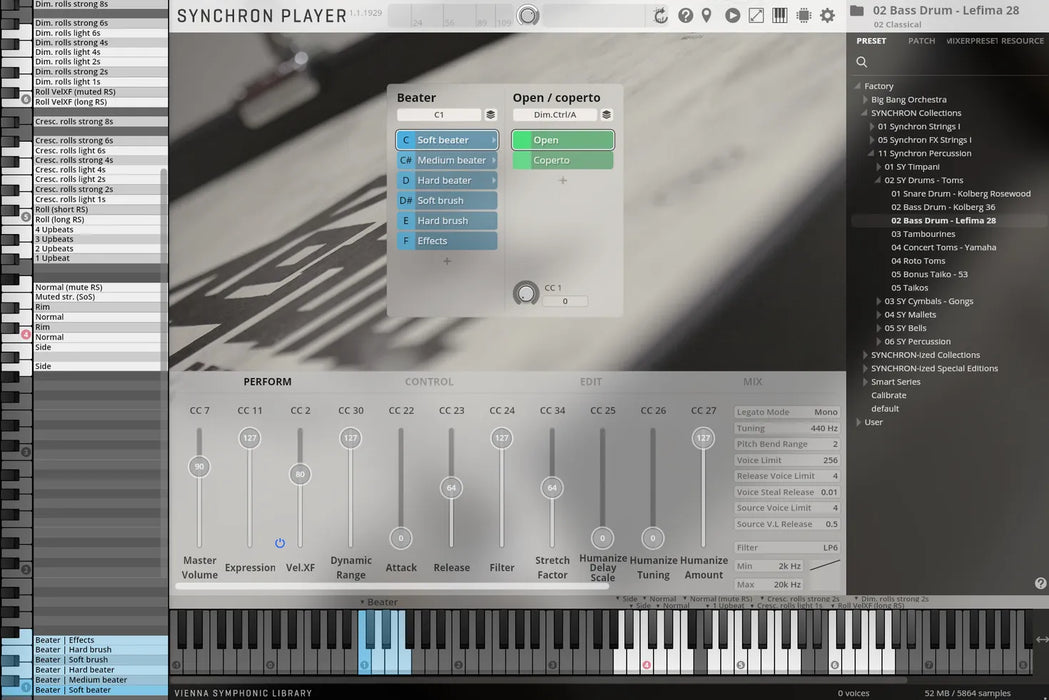 Vienna Symphonic Library Synchron Percussion II (Standard Library)