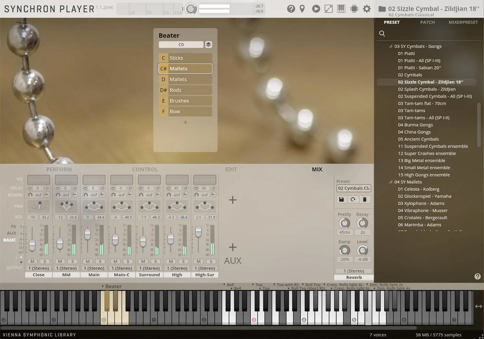 Vienna Symphonic Library Synchron Percussion III (Standard Library)