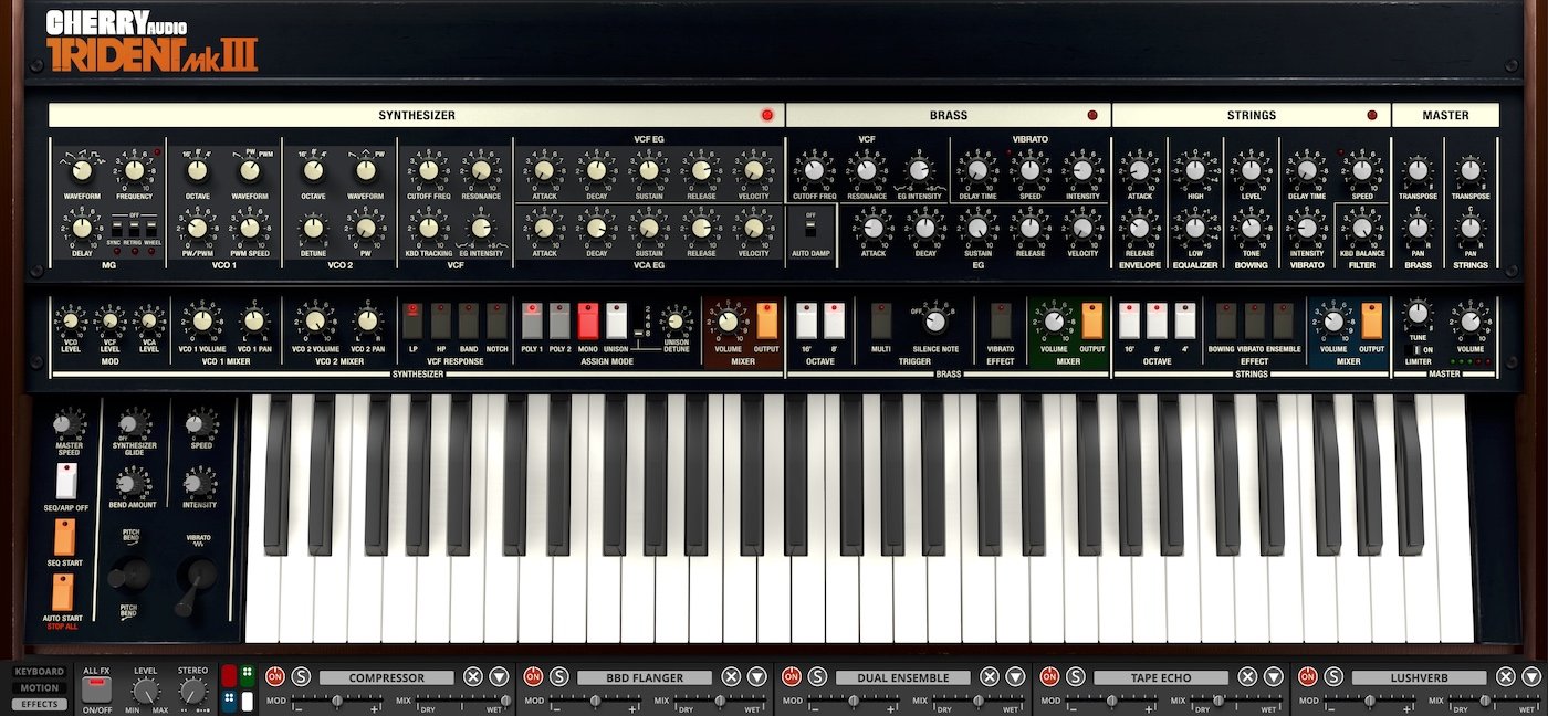 Cherry Audio CA Trident Synthesizer