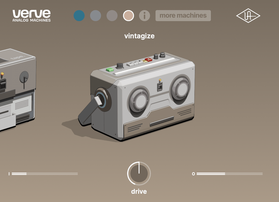 Universal Audio UAD Verve Analog Machines Essentials