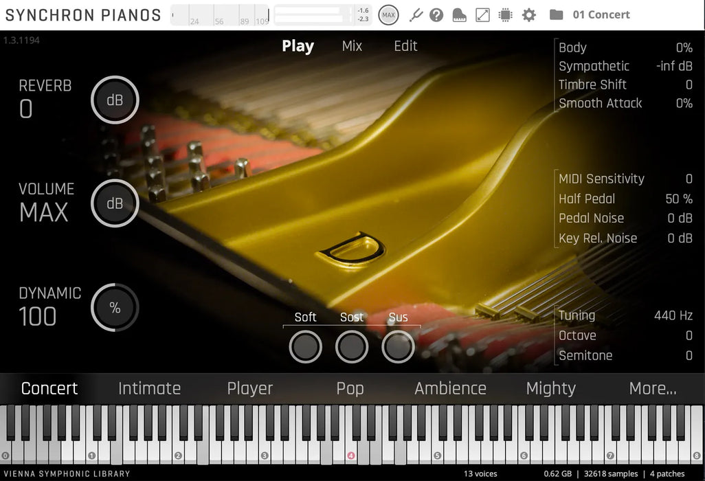 Vienna Symphonic Library Concert D-274 Essentials