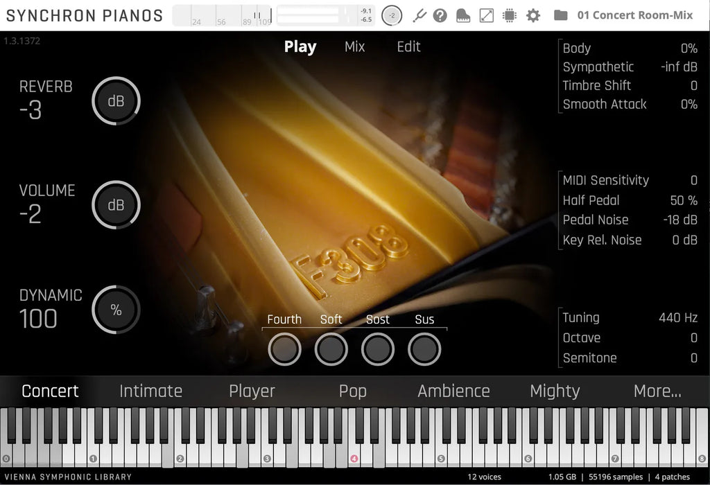 Vienna Symphonic Library Fazioli F308 Essentials