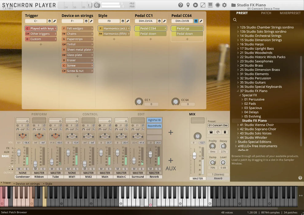 Vienna Symphonic Library Studio FX Piano (Standard Library)