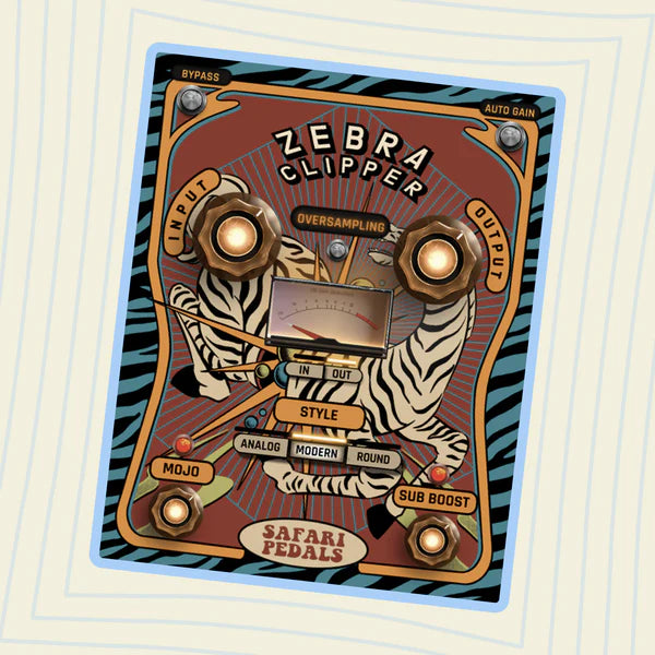 Safari Pedals Zebra Clipper