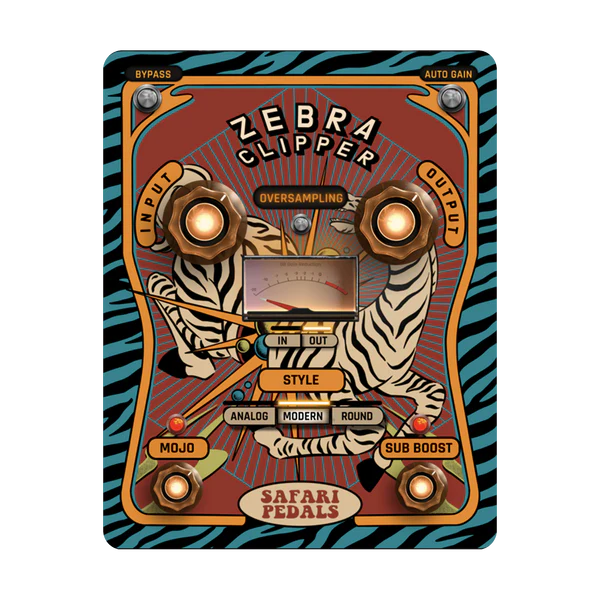 Safari Pedals Zebra Clipper